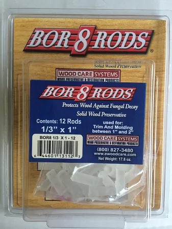 BOR8 RODS - 1/3" X 1"