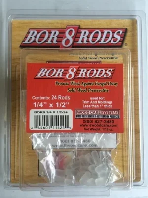 BOR8 RODS - 1/4" X 1/2"